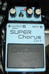 BOSS CH-1 mod アナログ　LEDがRATEに合わせて点滅します！ BOSS CH-1 mod アナログ LEDがRATEに合わせて点滅します！ Boss CH-1